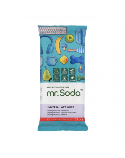 Soda | Wet Wipes Universal, 25 pcs | mr. Soda