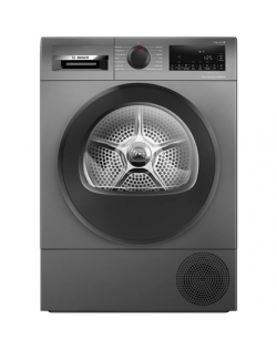 Bosch Dryer Machine with Heat Pump | WQG245DXSN | Energy efficiency class A+++ | Front loading | 9 kg | Condensation | LCD | Dep
