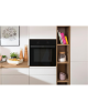 Gorenje Oven | BO6615E01B | 60 L | Electric | EnamelClean | Push pull buttons | Height 59.5 cm | Width 59.5 cm | Stainless steel