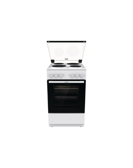 Gorenje Cooker | GE5A21WH | Hob type Electric | Oven type Electric | White | Width 50 cm | Grilling | Depth 59.4 cm | 68 L