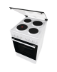 Gorenje Cooker | GE5A21WH | Hob type Electric | Oven type Electric | White | Width 50 cm | Grilling | Depth 59.4 cm | 68 L