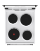 Gorenje Cooker | GE5A21WH | Hob type Electric | Oven type Electric | White | Width 50 cm | Grilling | Depth 59.4 cm | 68 L