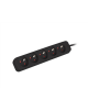 Power strip outlets for UPS system, 1m | PS0-05E-0100-IEC-BK | Sockets quantity 5