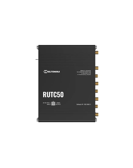 Teltonika Industrial 5G Router with Wi-Fi 6 | RUTC5020 | 802.11ax | 10/100/1000 Mbit/s | Ethernet LAN (RJ-45) ports 5 | Mesh Sup