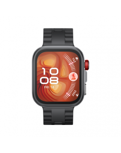 Huawei Watch FIT4 Pro, 3D Fluorelastomer Black Strap, Titanium Body, Seiya-B29