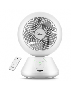 Midea Fan | MDF24JRW TurboForce | Table Fan | White | Number of speeds 5 | Oscillation | Remote control