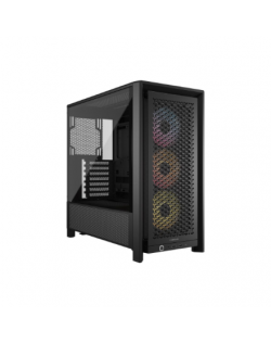 Corsair PC Case | Frame 4000D RS ARGB Modular | Black | Mid-Tower | Power supply included No
