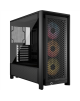 Corsair PC Case | Frame 4000D RS ARGB Modular | Black | Mid-Tower | Power supply included No