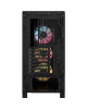 Corsair PC Case | Frame 4000D RS ARGB Modular | Black | Mid-Tower | Power supply included No