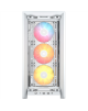 Corsair PC Case | Frame 4000D RS ARGB Modular | White | Mid-Tower | Power supply included No