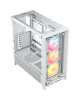 Corsair PC Case | Frame 4000D RS ARGB Modular | White | Mid-Tower | Power supply included No