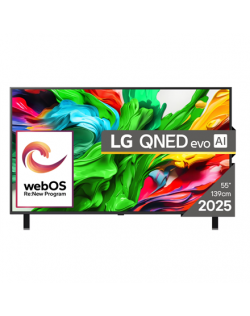 LG 55QNED85A3C | 55 | Smart TV | webOS 25 | UHD | Bllack