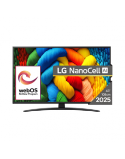 LG 43NANO81A3A | 43 | Smart TV | webOS 25 | UHD