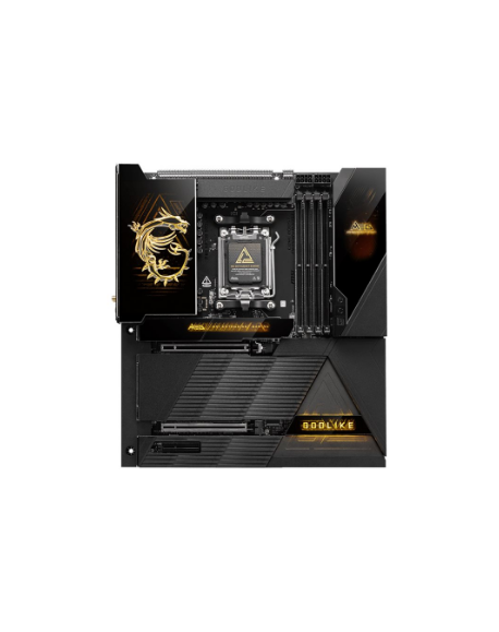 MSI MEG X870E GODLIKE | Processor family AMD | Processor socket AM5 | Supported hard disk drive interfaces SATA, M.2 | Number of