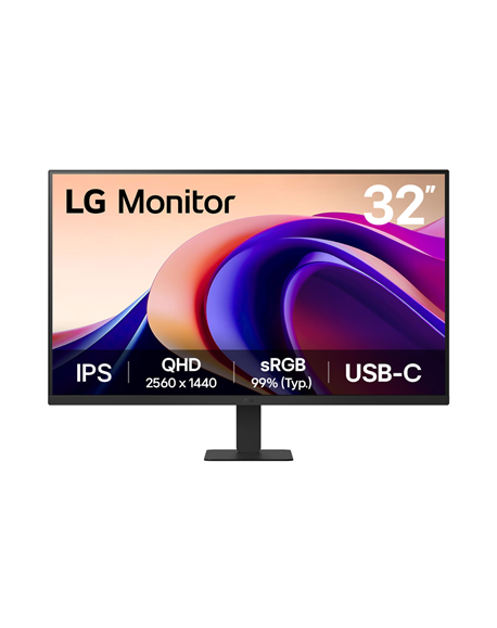 LG 32U631A-B | 32 " | IPS | QHD | 16:9 | 100 Hz | 5 ms | 2560 x 1440 pixels | 250 cd/m² | HDMI ports quantity 1