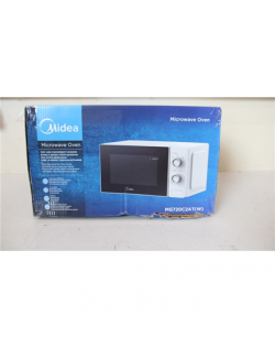 SALE OUT. Midea MG720C2AT Microwave oven with Grill, Microwave 700 W, Grill 1000 W, 20 L, White, DAMAGED PACKAGING | Microwave o