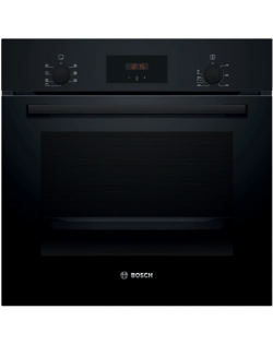 Bosch Oven | HBF133BA1 | 66 L | Electric | EcoClean | Knobs | Height 59.5 cm | Width 59.4 cm | Black