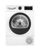 Bosch Dryer Machine with Heat Pump | WQG2450ISN | Energy efficiency class A++ | Front loading | 9 kg | LCD | Depth 61.3 cm | Whi