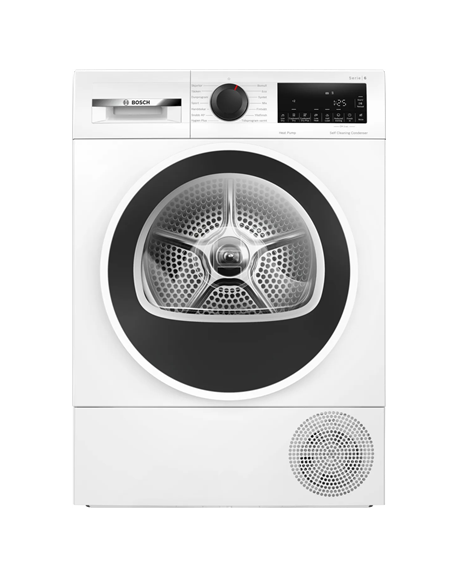 Bosch Dryer Machine with Heat Pump | WQG2450ISN | Energy efficiency class A++ | Front loading | 9 kg | LCD | Depth 61.3 cm | Whi