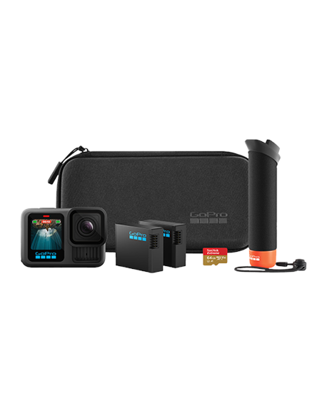 GoPro | HERO13 Action Camera & Accessories Bundle | Bluetooth | Black | 5.3K pixels | Touchscreen | Waterproof | Wi-Fi