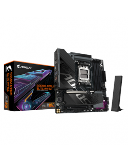 Gigabyte B850M A ELT WF6E | Processor family AMD | Processor socket AM5 | DDR5 | Supported hard disk drive interfaces SATA, M.2 