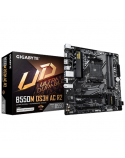 Gigabyte B550M DS3H AC R2 | Processor family AMD | Processor socket AM4 | DDR4 DIMM | Supported hard disk drive interfaces SATA, M.2 | Number of SATA connectors 4