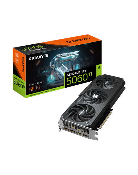 Gigabyte GeForce RTX 5060 Ti GAMING OC 8G | NVIDIA | 8 GB | GeForce RTX 5060 Ti | GDDR7 | HDMI ports quantity 1 | PCI-E 5.0