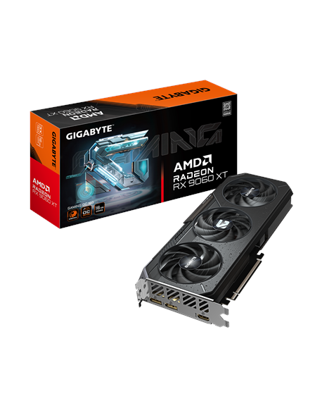 Gigabyte Radeon RX 9060 XT GAMING OC 16G | AMD | 16 GB | Radeon RX 9060 XT | GDDR6 | HDMI ports quantity 1 | PCI-E 5.0