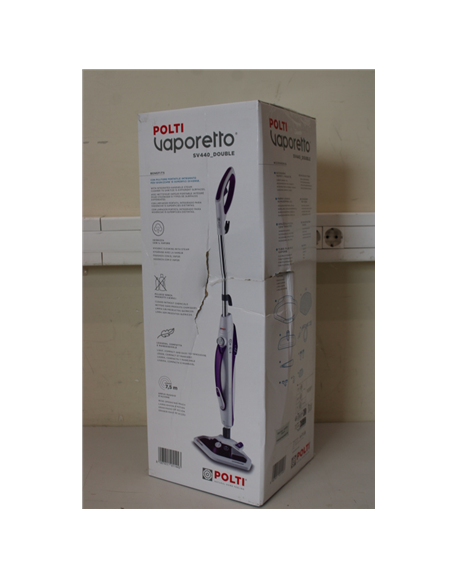 SALE OUT. Polti PTEU0274 Vaporetto SV440_Double Steam mop, Handstick 2in1, Corded, 1500 W, Tank capacity 0.3 L, Working radius 7