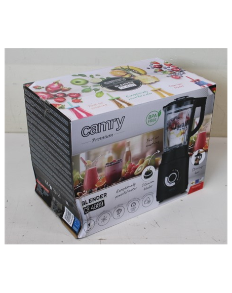 SALE OUT. Camry CR 4089 Blender, 2000 W, Jar material Glass, Jar capacity 1.7 L, Ice Crushing, Black | Camry Blender | CR 4089 |