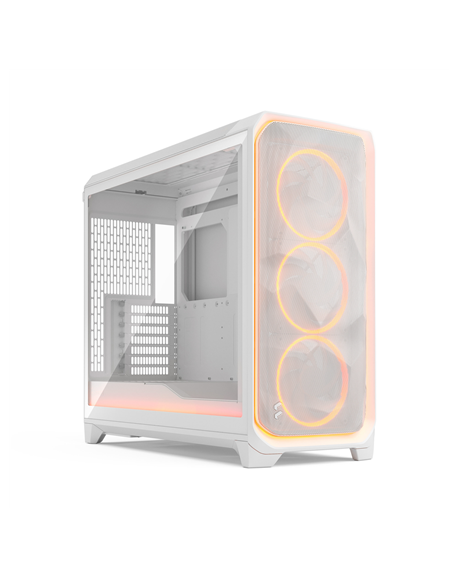 Fractal Design Meshify 3 XL | Ambience Pro RGB White TG Clear Tint | ATX | Power supply included No