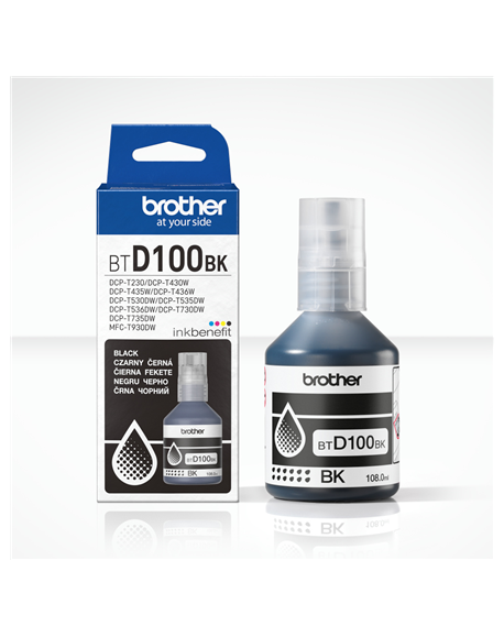 Brother BTD100BK | Ink Bottle | Black