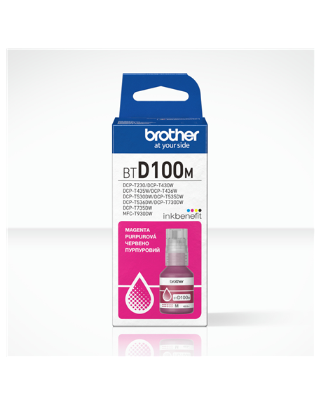 Brother BTD100M | Ink Bottle | Magenta