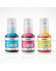 Brother BTD100CLVAL | Multipack Ink Bottles | Magenta, Cyan, Yellow