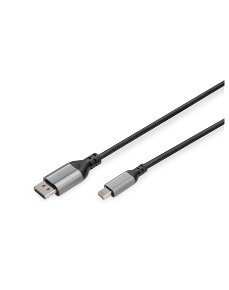 Digitus 8K DisplayPort Adapter Cable, Mini DP to DP, 2 m | DB-340106-020-S | DisplayPort to DisplayPort