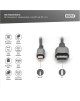 Digitus 8K DisplayPort Adapter Cable, Mini DP to DP, 2 m | DB-340106-020-S | DisplayPort to DisplayPort