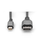 Digitus 8K DisplayPort Adapter Cable, Mini DP to DP, 2 m | DB-340106-020-S | DisplayPort to DisplayPort