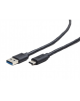 Cablexpert | USB 3.0 AM to Type-C cable (AM/CM), 0.1 m | CCP-USB3-AMCM-0.1M | USB 3.0 to Type-C