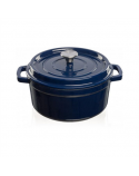 GRAND FEU | Pot | FEUDARKBLUE | 4.7 L | Cast iron | Dark blue | Lid included