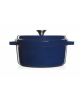 GRAND FEU | Pot | FEUDARKBLUE | 4.7 L | Cast iron | Dark blue | Lid included