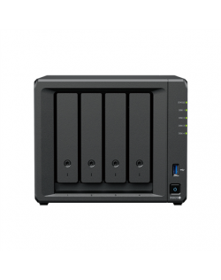 Synology NAS | DS925+ | AMD Ryzen | V1500B | Processor frequency 2.2 GHz | 4 GB | DDR4 ECC SODIMM | Black