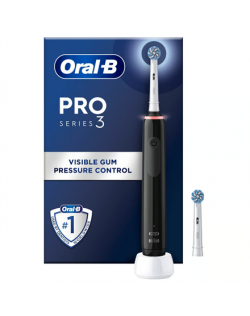 Oral-B | Electric Toothbrush | Pro 3 Sensitive Clean & Care | Rechargeable | For adults | Number of brush heads included 2 | Num
