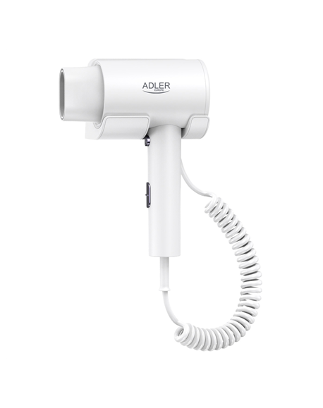 Adler AD 2285 Wall-Mount Hair Dryer, White