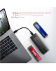AXAGON USB-C 10Gbps - M.2 NVMe and SATA SSD THIN SCREWLESS box | EEM2-GTS2
