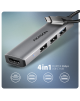 AXAGON USB-C 5Gbps STARTER 4in1 Hub | HMC-H3A
