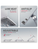 AXAGON Desk Mount | HMC-STND USB-C 5Gbps Stand and Hub 7in1 | Adjustable Height, Tilt | 10-16 " | Aluminum