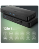 AXAGON USB4 40Gbps DUAL 4K DISPLAY 12in1 Dock | HMC-U4