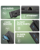 AXAGON USB4 40Gbps DUAL 4K DISPLAY 12in1 Dock | HMC-U4
