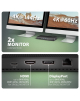 AXAGON USB4 40Gbps DUAL 4K DISPLAY 12in1 Dock | HMC-U4