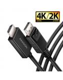 AXAGON Active cable RVD-HI20C2 | DisplayPort to HDMI | 1.8 m